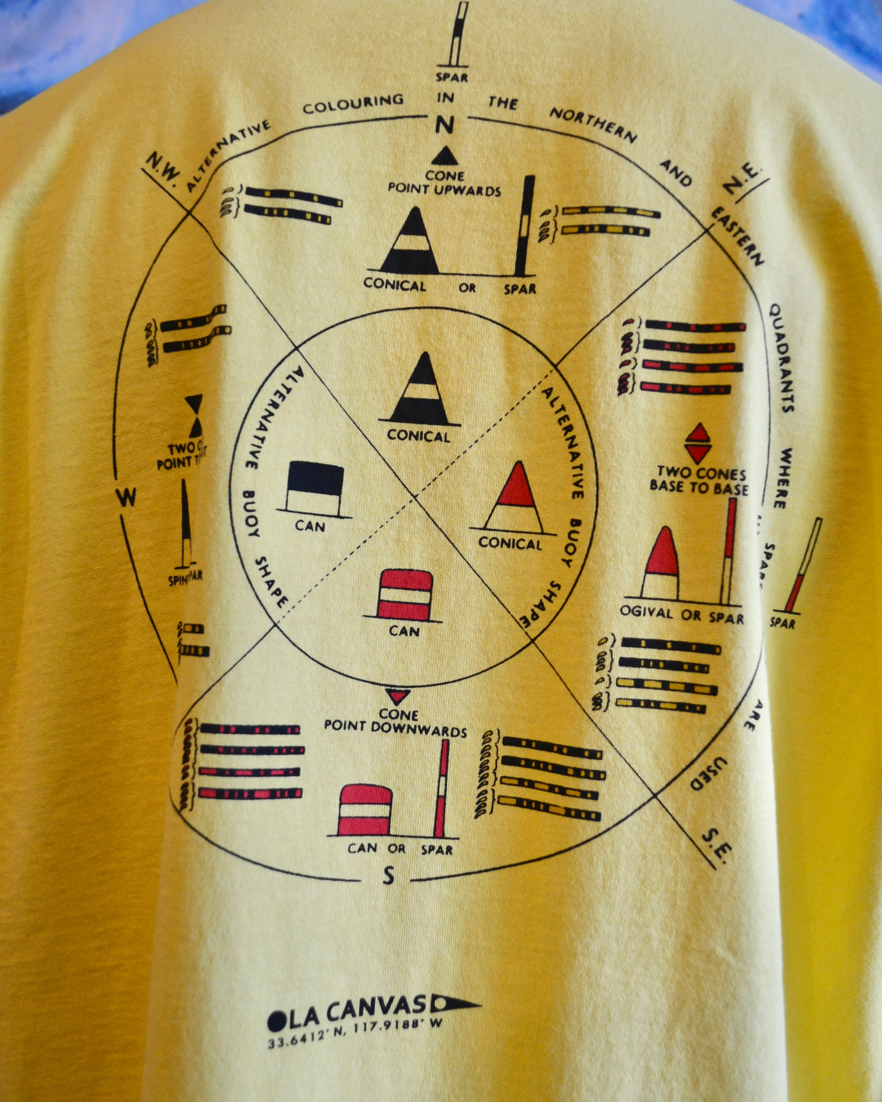 Ola Canvas Men’s Buoy Tee - Burnt Sulfur Men's Tops - Sloane Boutique