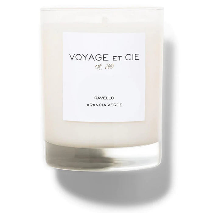 Voyage Et Cie Highball Candle - Ravello Arancia Verde Fragrance - Sloane Boutique